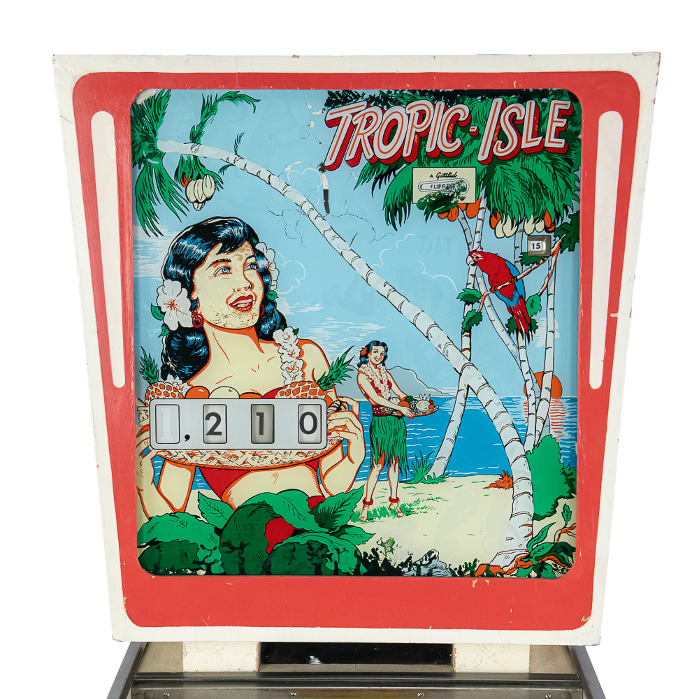 1962 Gottlieb "Tropic Isle" Pinball Machine