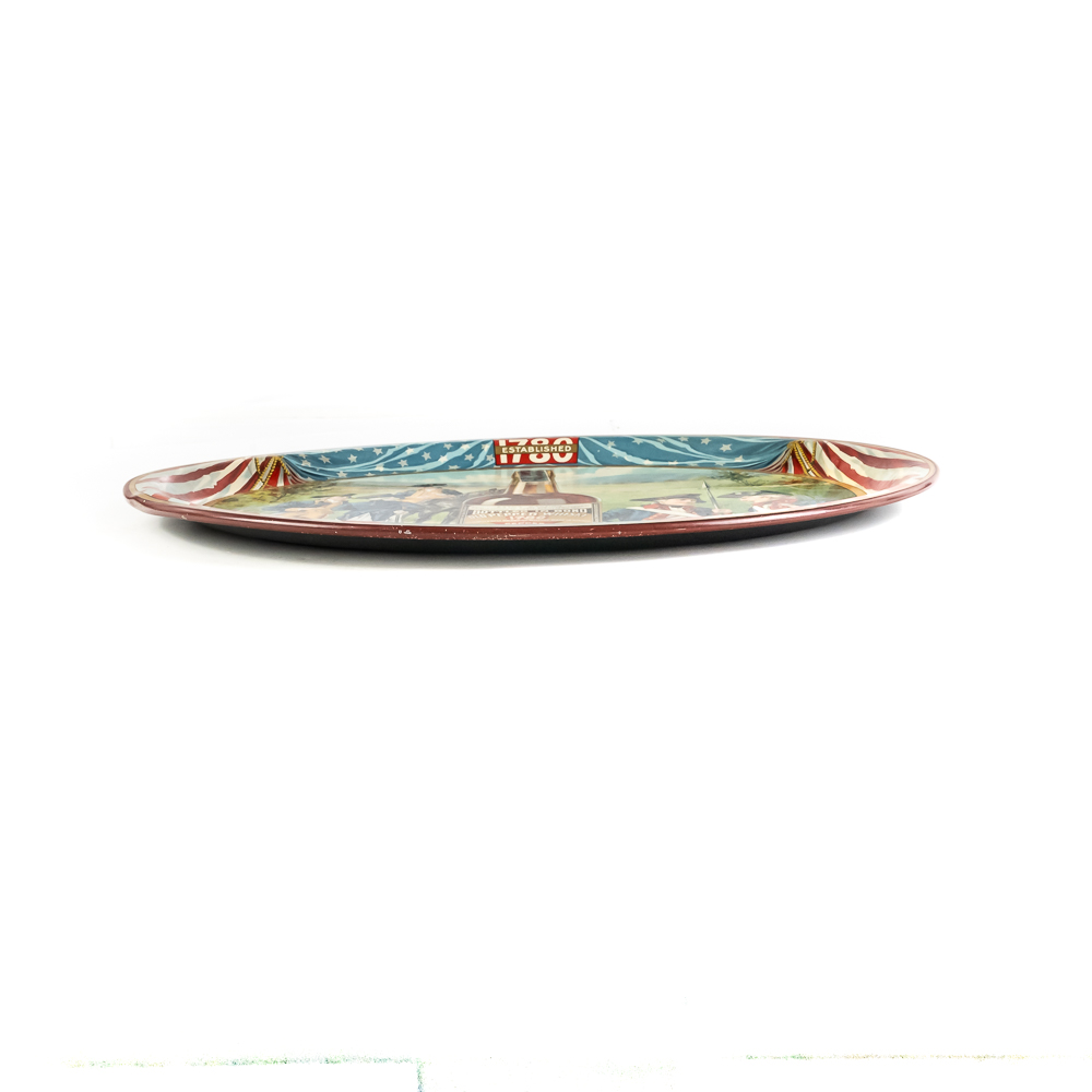 Authentic Old Pepper Whiskey Advertising Tray