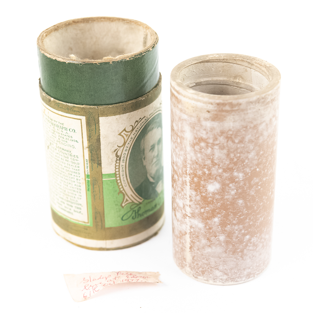 Brown Wax Cylinder Record