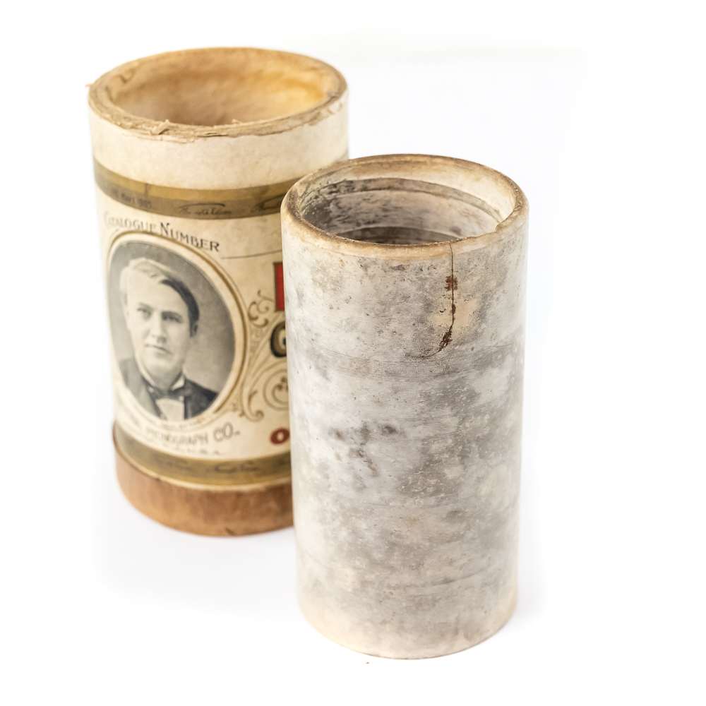 Brown Wax Cylinder w/Notes Baby Albert-B. Feb 1901