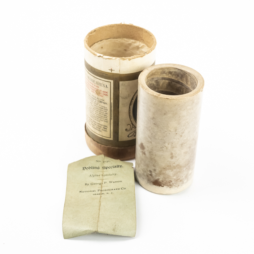 National Phono Co Brown Wax Cylinder Record 4031