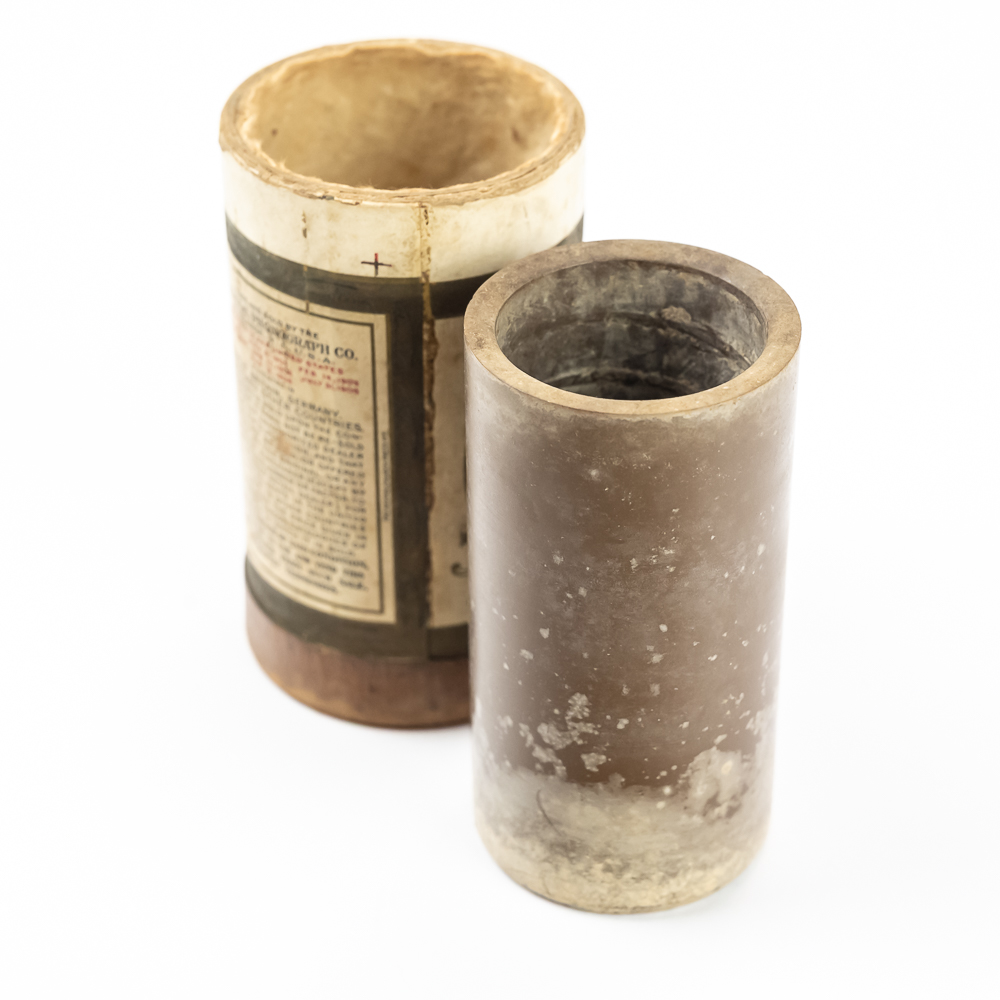 Brown Wax Cylinder Record The Holy City