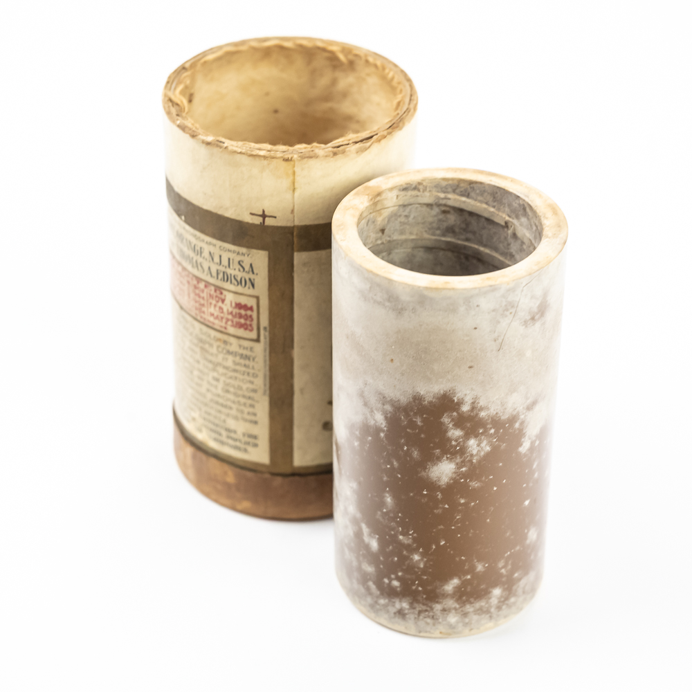 Brown Wax Cylinder Record Harmonica Solo