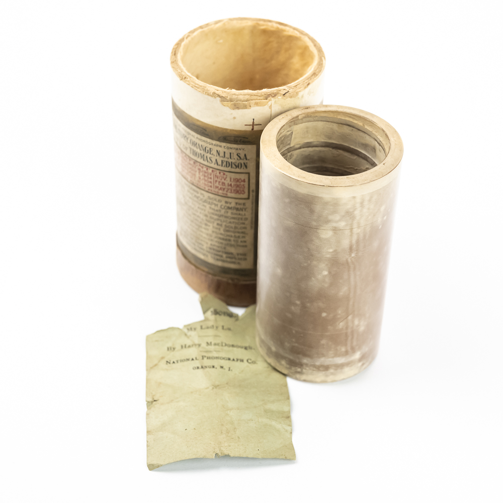 National Phono Co Brown Wax Cylinder My Lady Love
