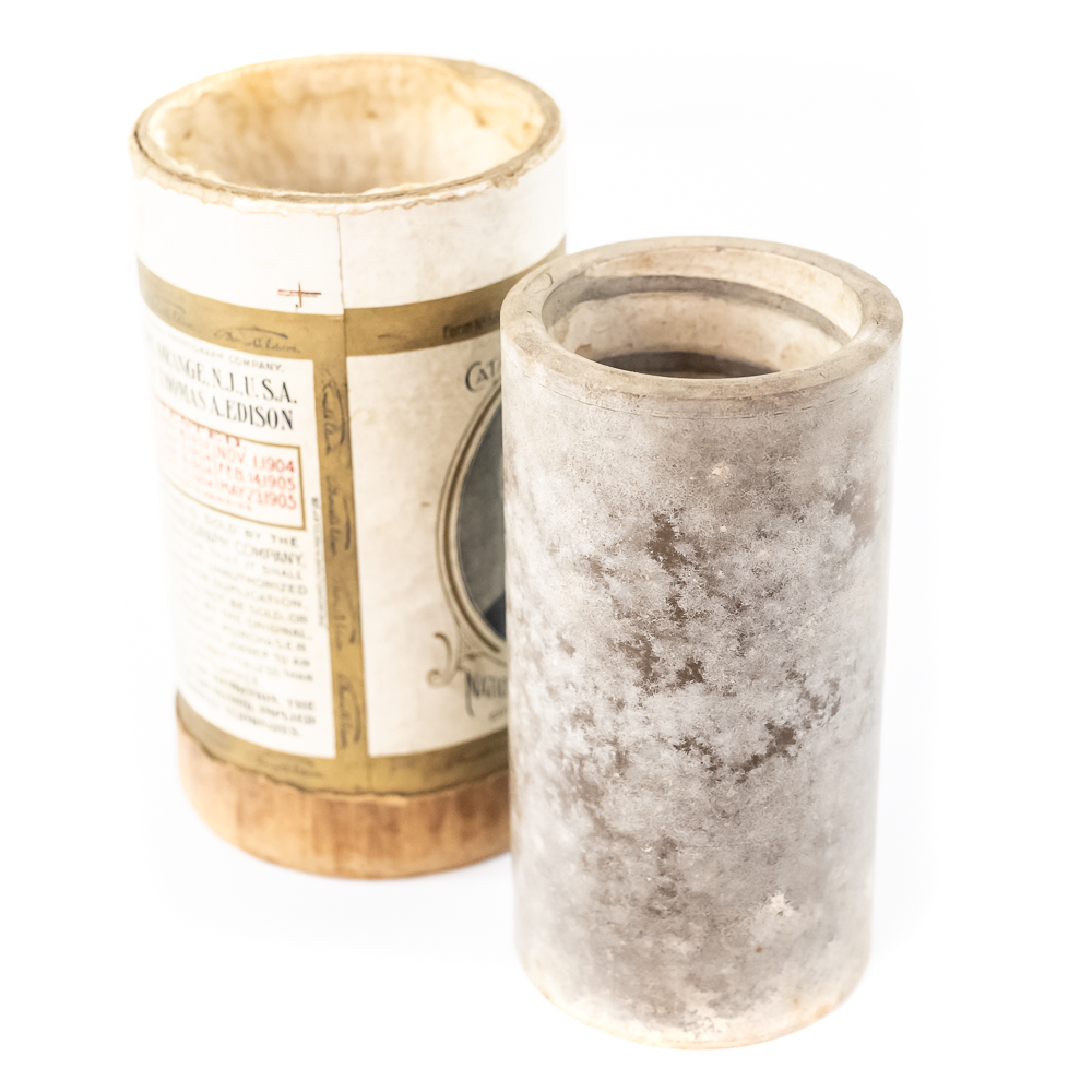 Brown Wax Cylinder "Nearer My God To Thee"
