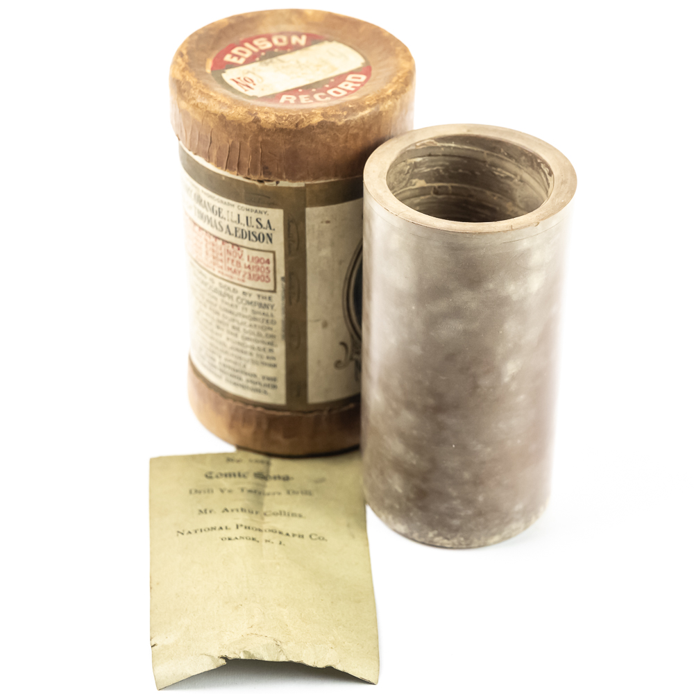 Edison Brown Wax Cylinder 1020