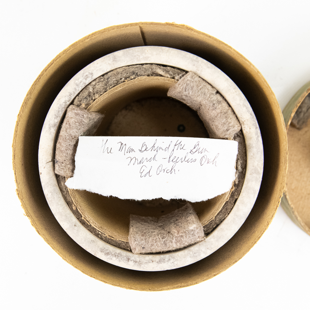 5 Edison Brown Wax Concert Cylinder Records