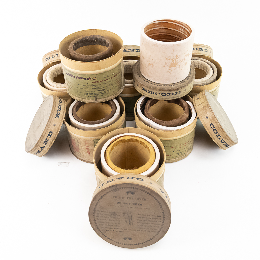 Columbia Grand Brown Wax Cylinders (7)