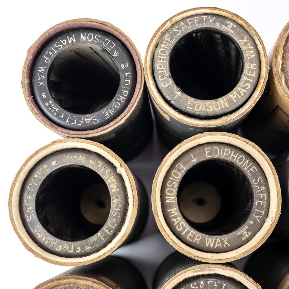 Antique Edison Ediphone Master Wax Cylinders