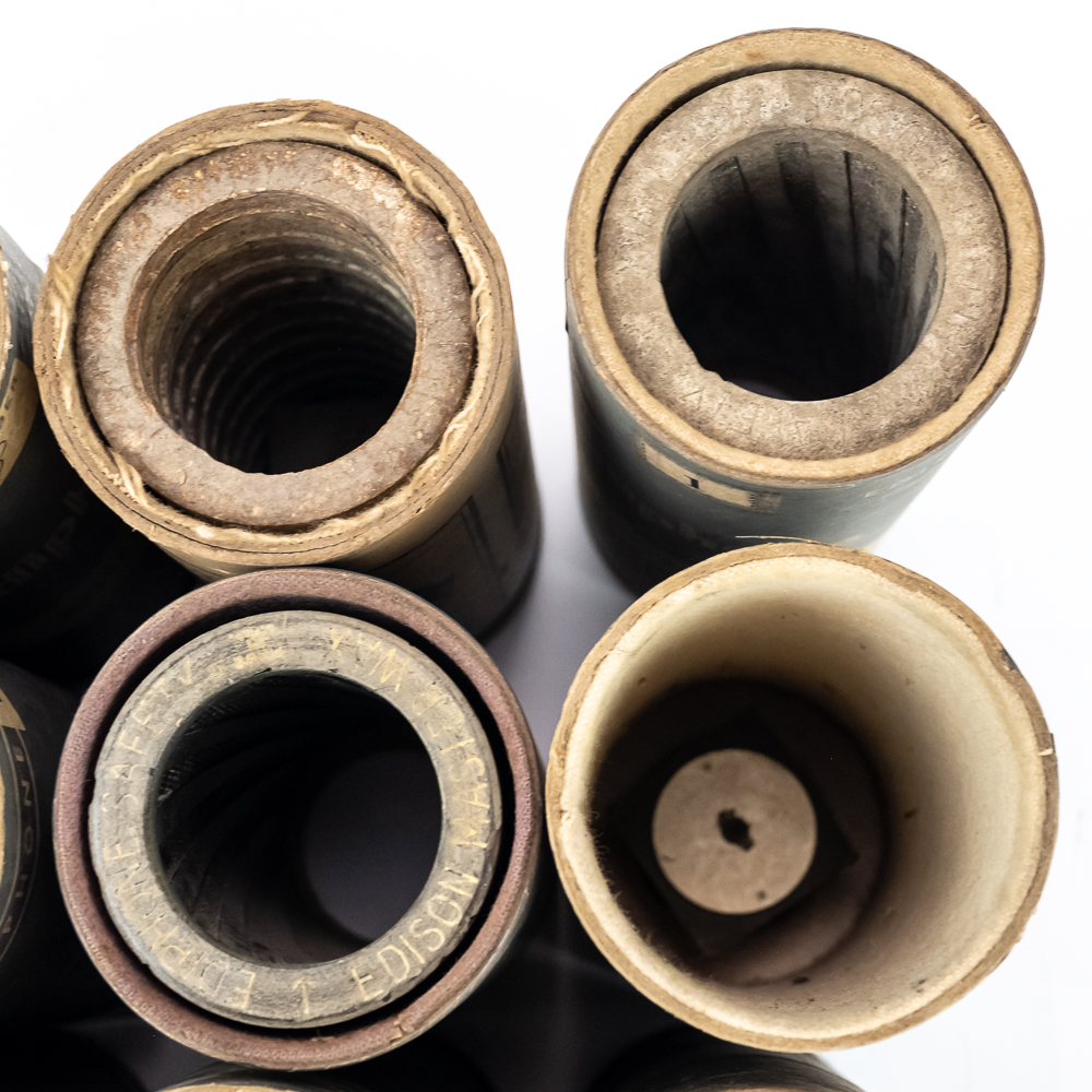 Antique Edison Ediphone Master Wax Cylinders