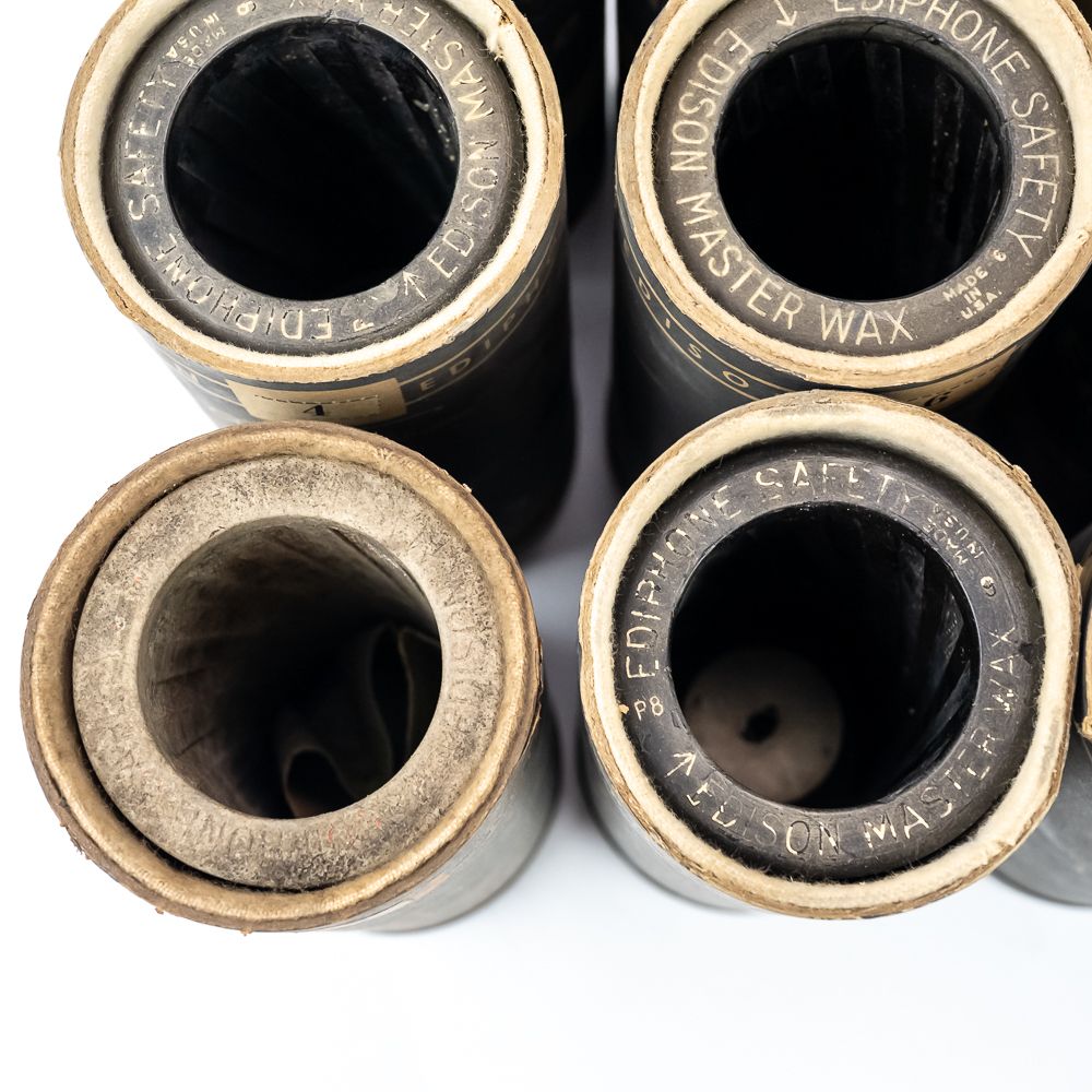 Antique Edison Ediphone Master Wax Cylinders