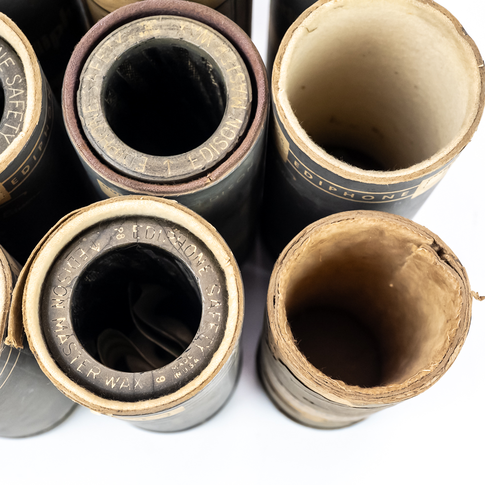 Antique Edison Ediphone Master Wax Cylinders