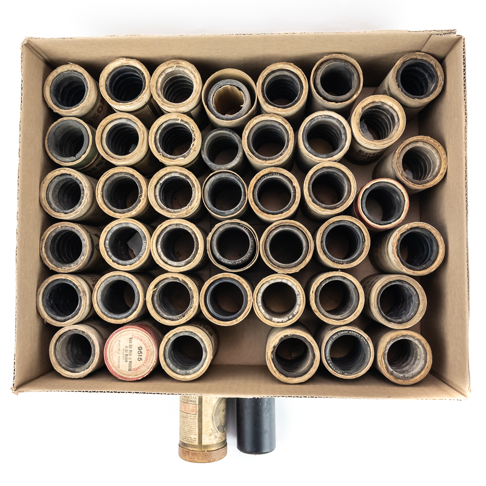 42 Edison Wax Cylinder Records