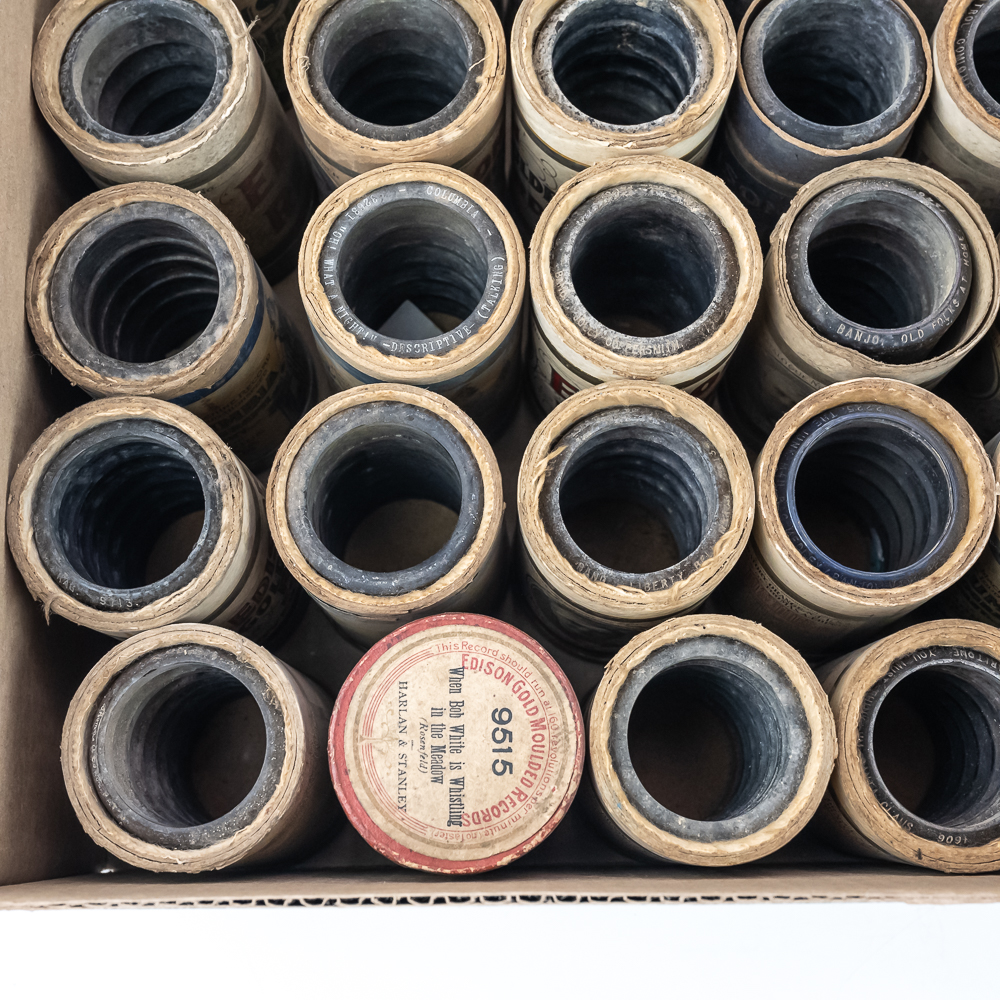 42 Edison Wax Cylinder Records