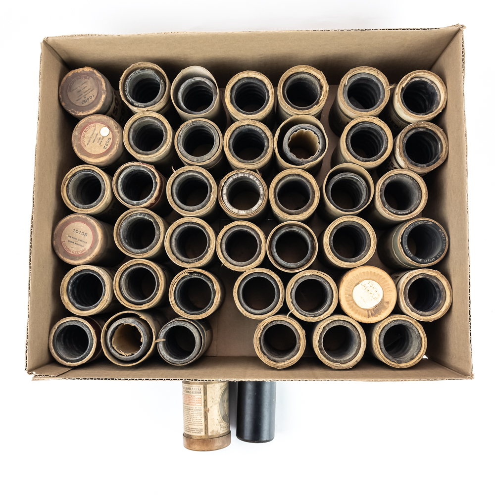 42 Edison Wax Cylinder Records