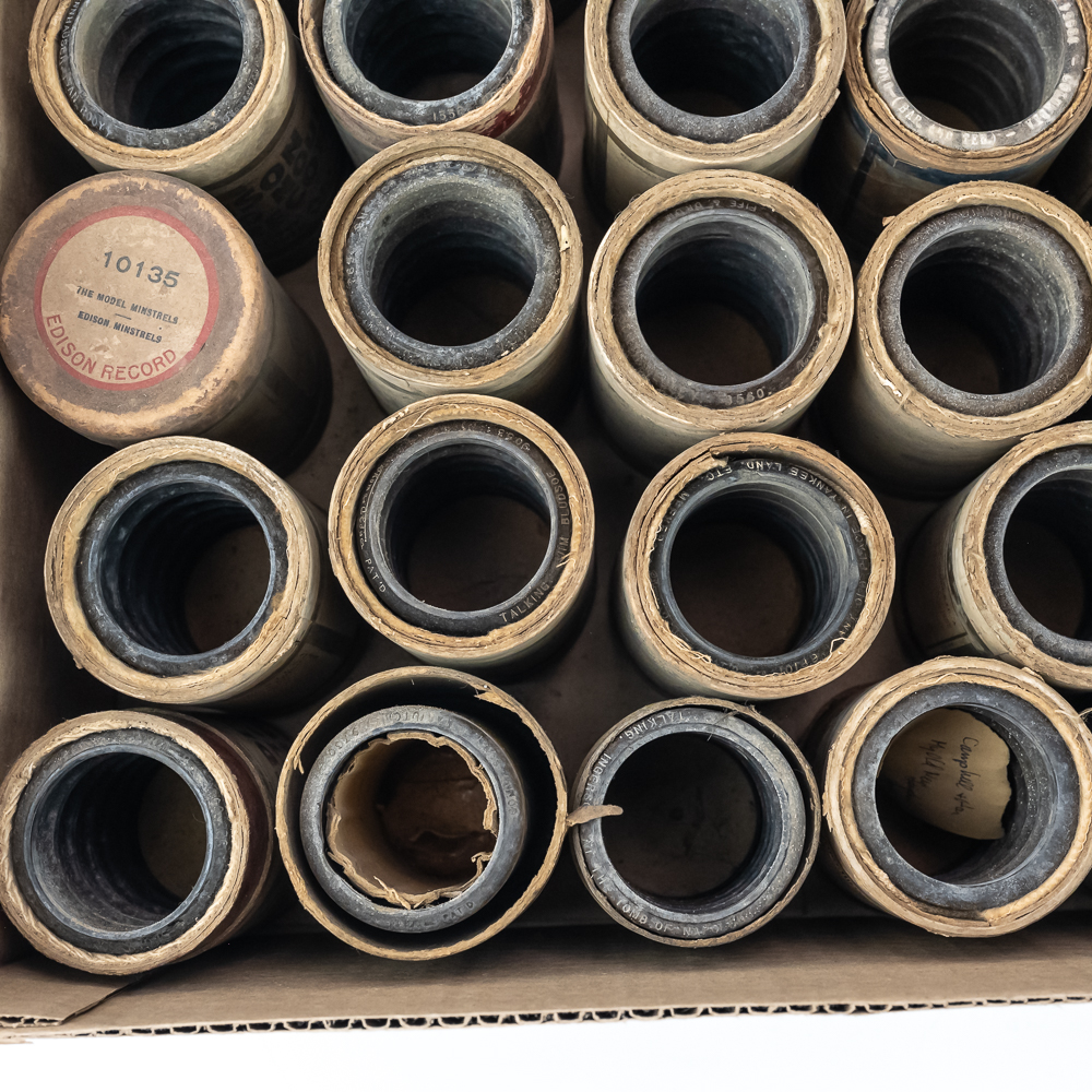 42 Edison Wax Cylinder Records