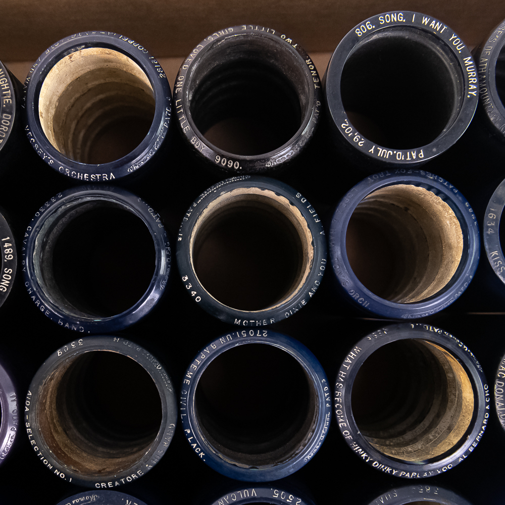 50 Edison Blue Amberol Phonograph Cylinders