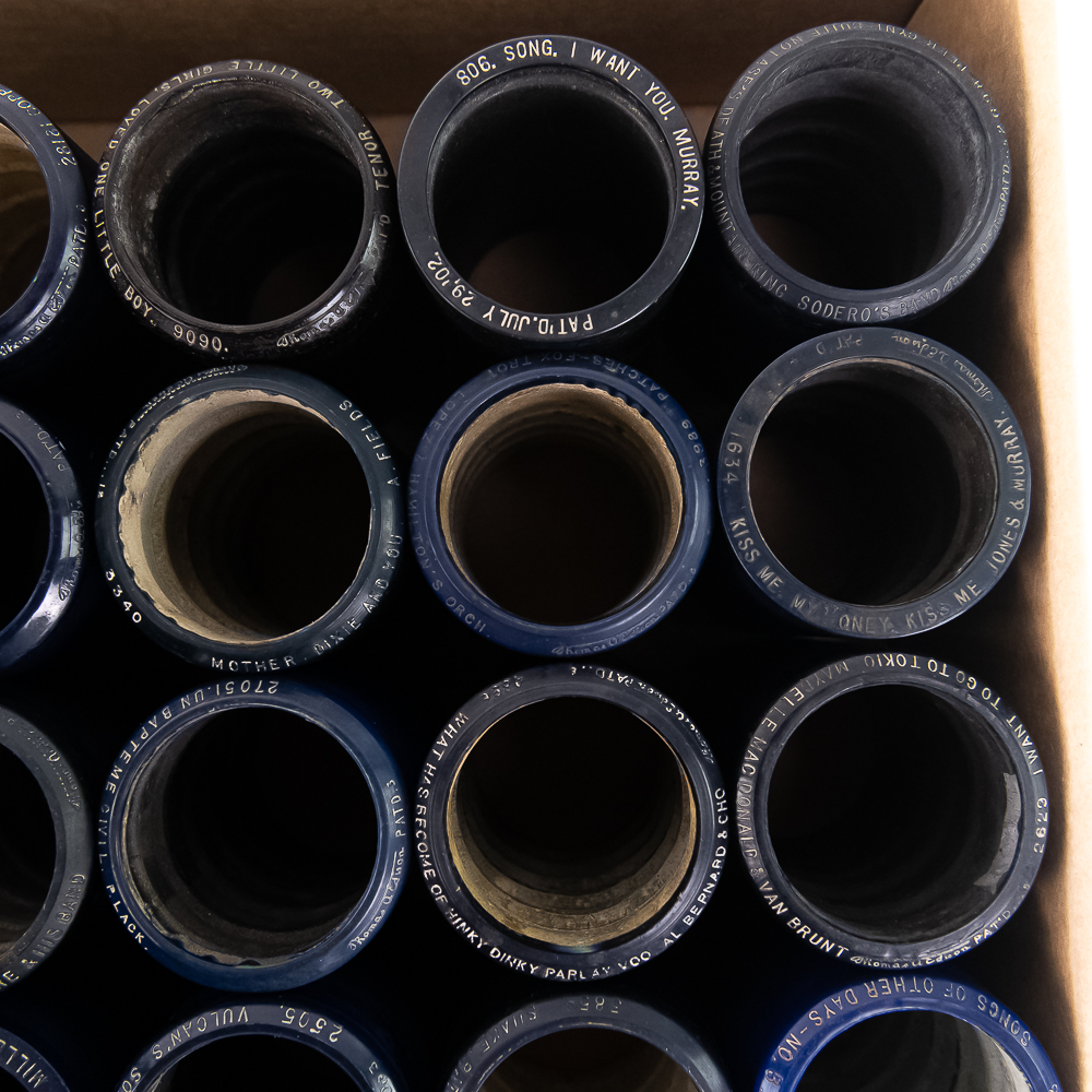 50 Edison Blue Amberol Phonograph Cylinders