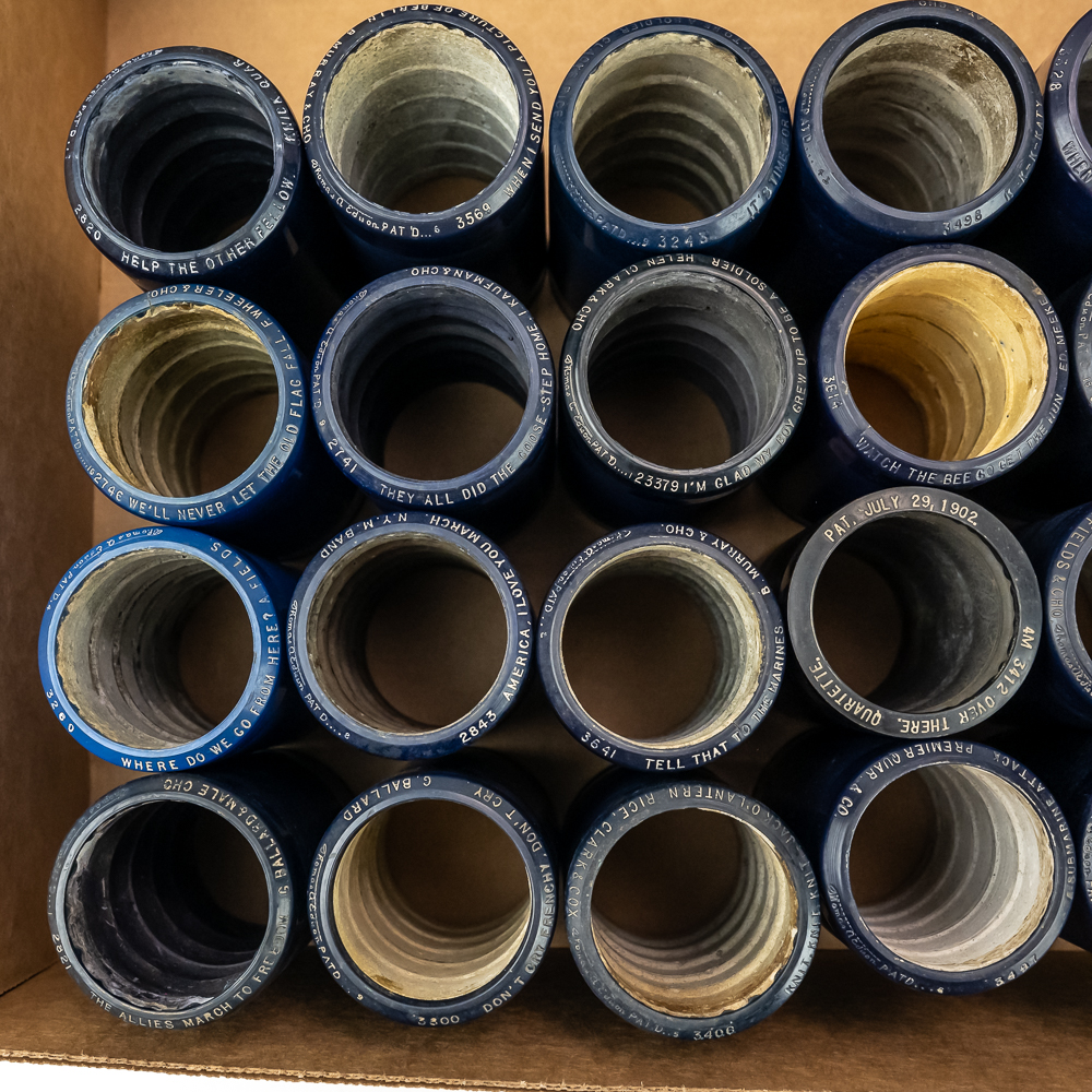 36 WWI Edison Blue Amberol Cylinders