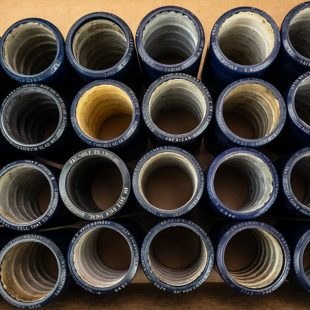 36 WWI Edison Blue Amberol Cylinders