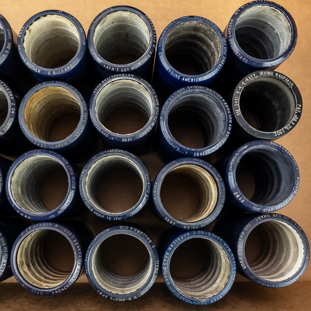 36 WWI Edison Blue Amberol Cylinders