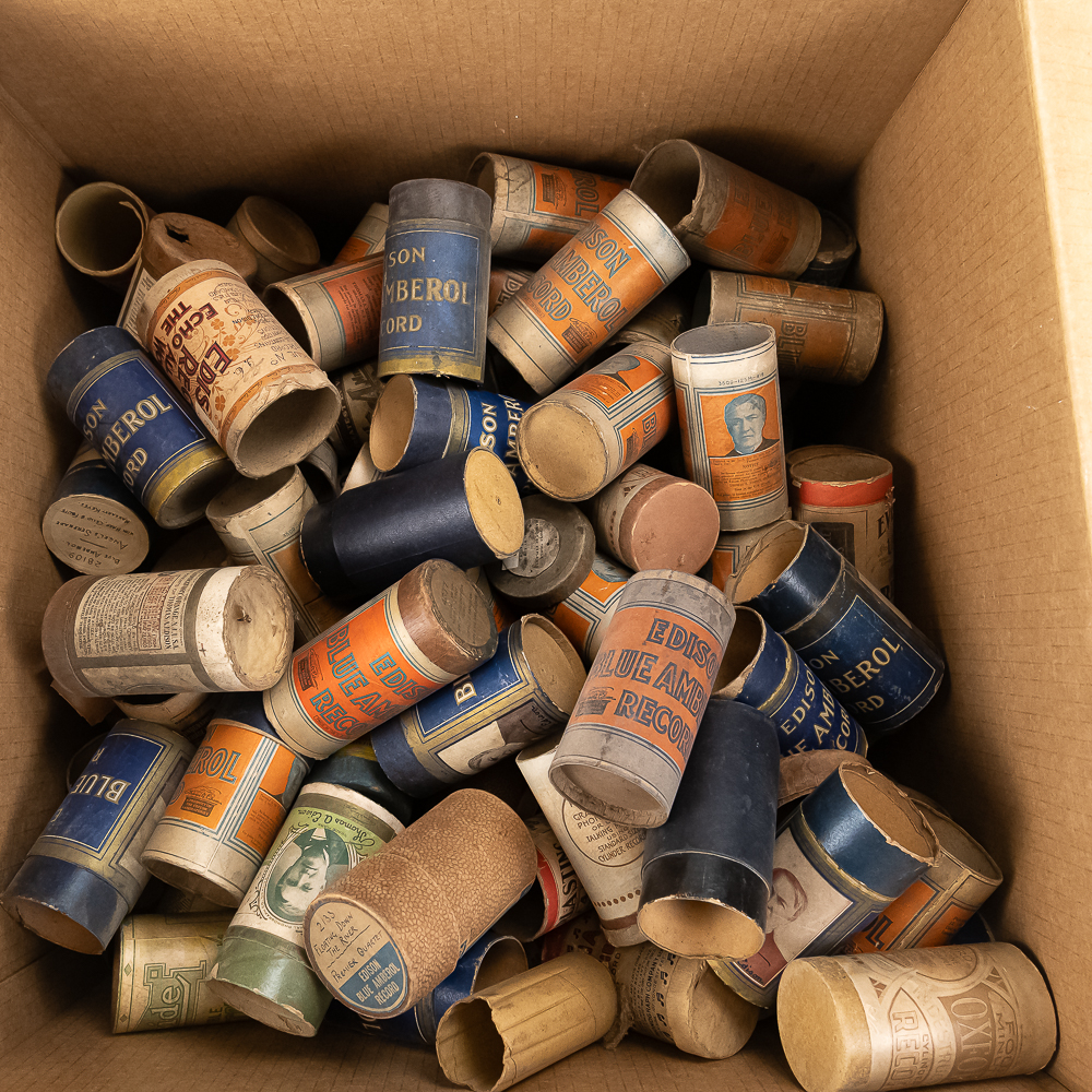 Vintage Phonograph Cylinder Tubes Lot