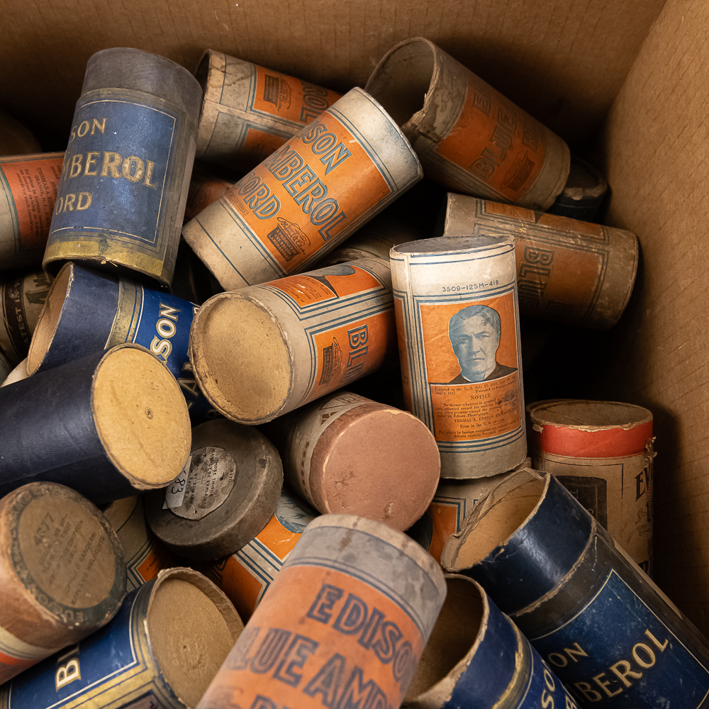 Vintage Phonograph Cylinder Tubes Lot