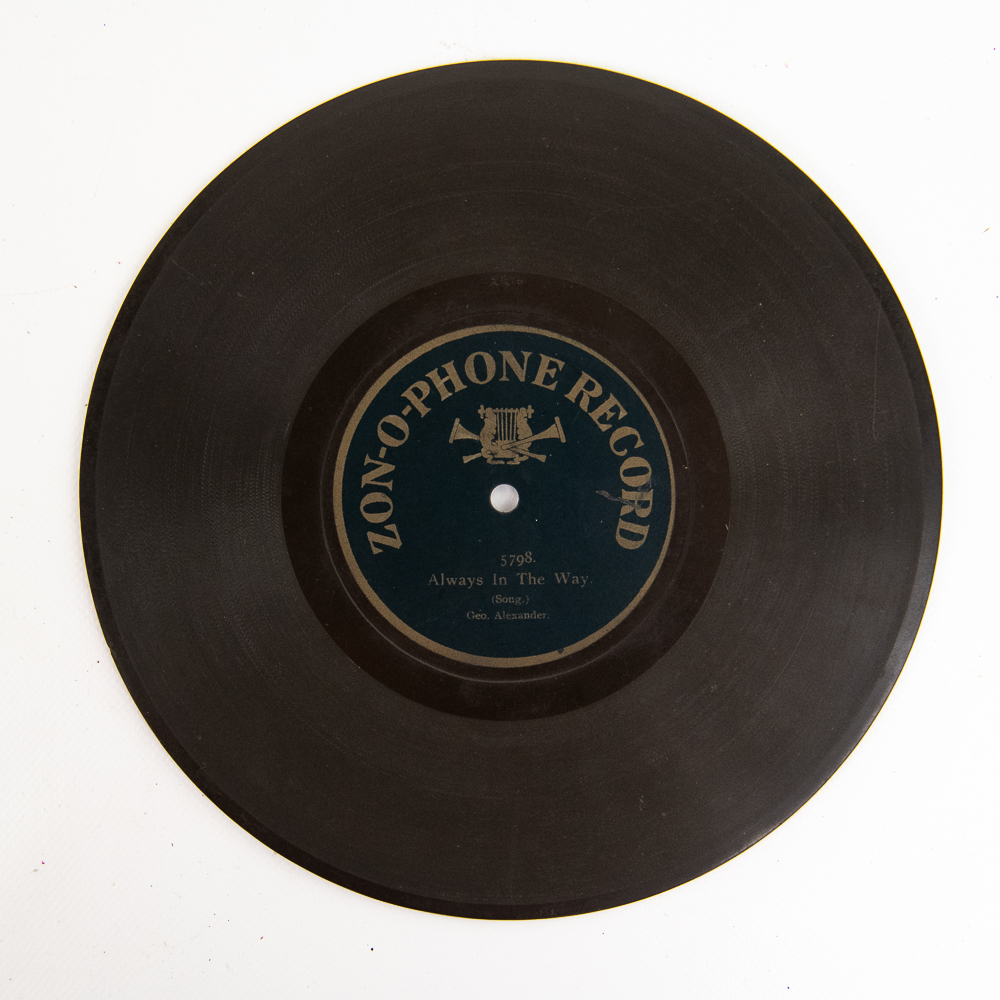 2 1903 Zon-O-Phone 9-Inch Records