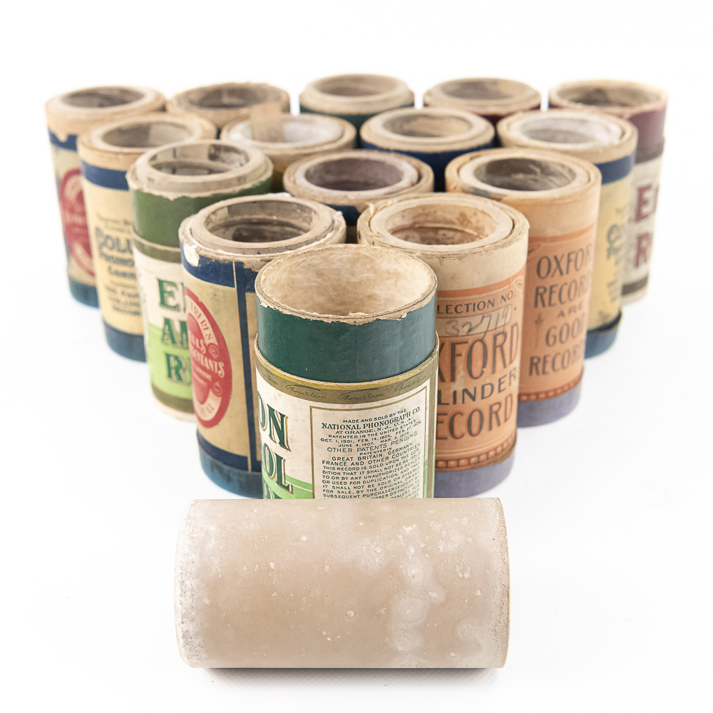 1890-1910 Phonograph Cylinder Record Lot