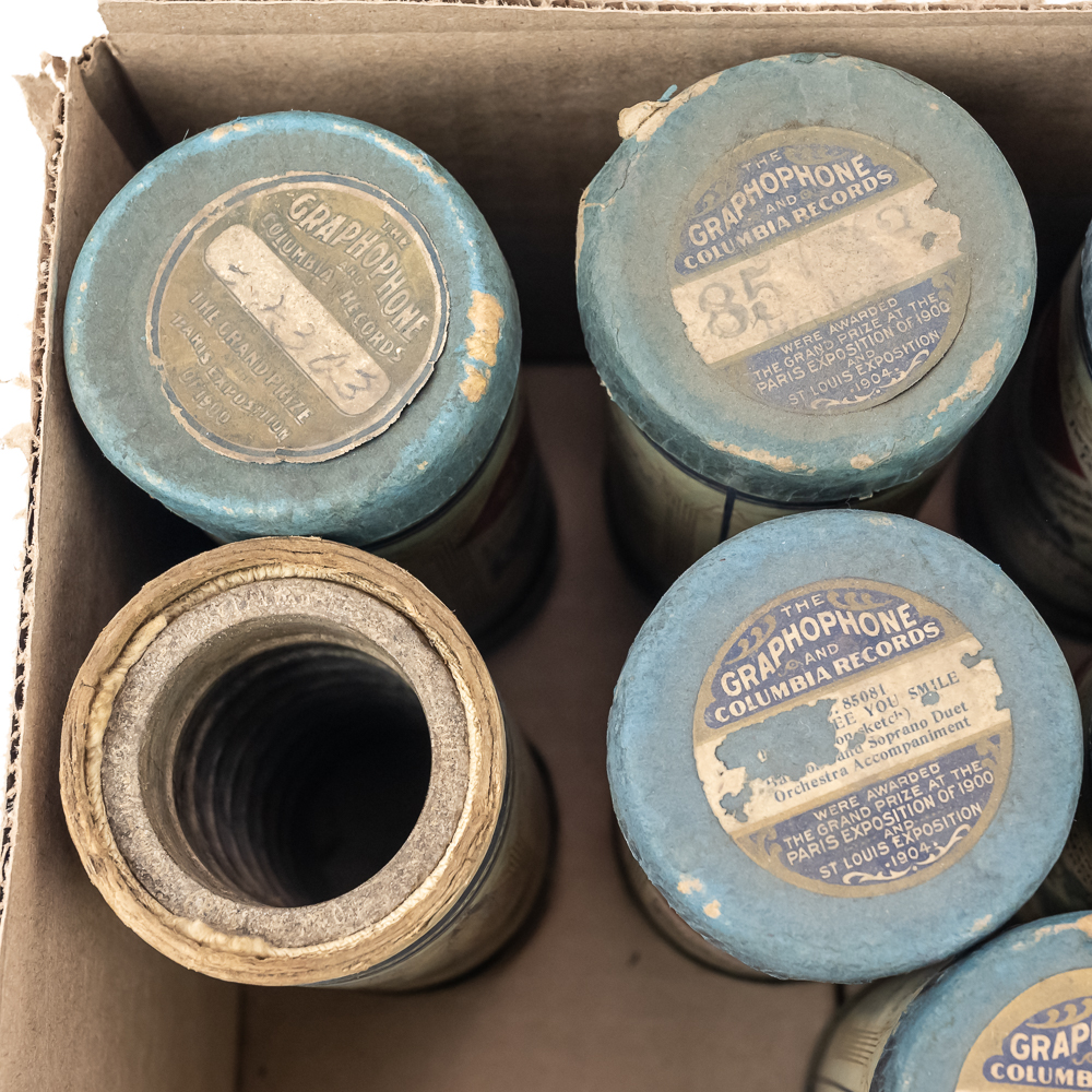 7 Columbia 20th Century Cylinder Records