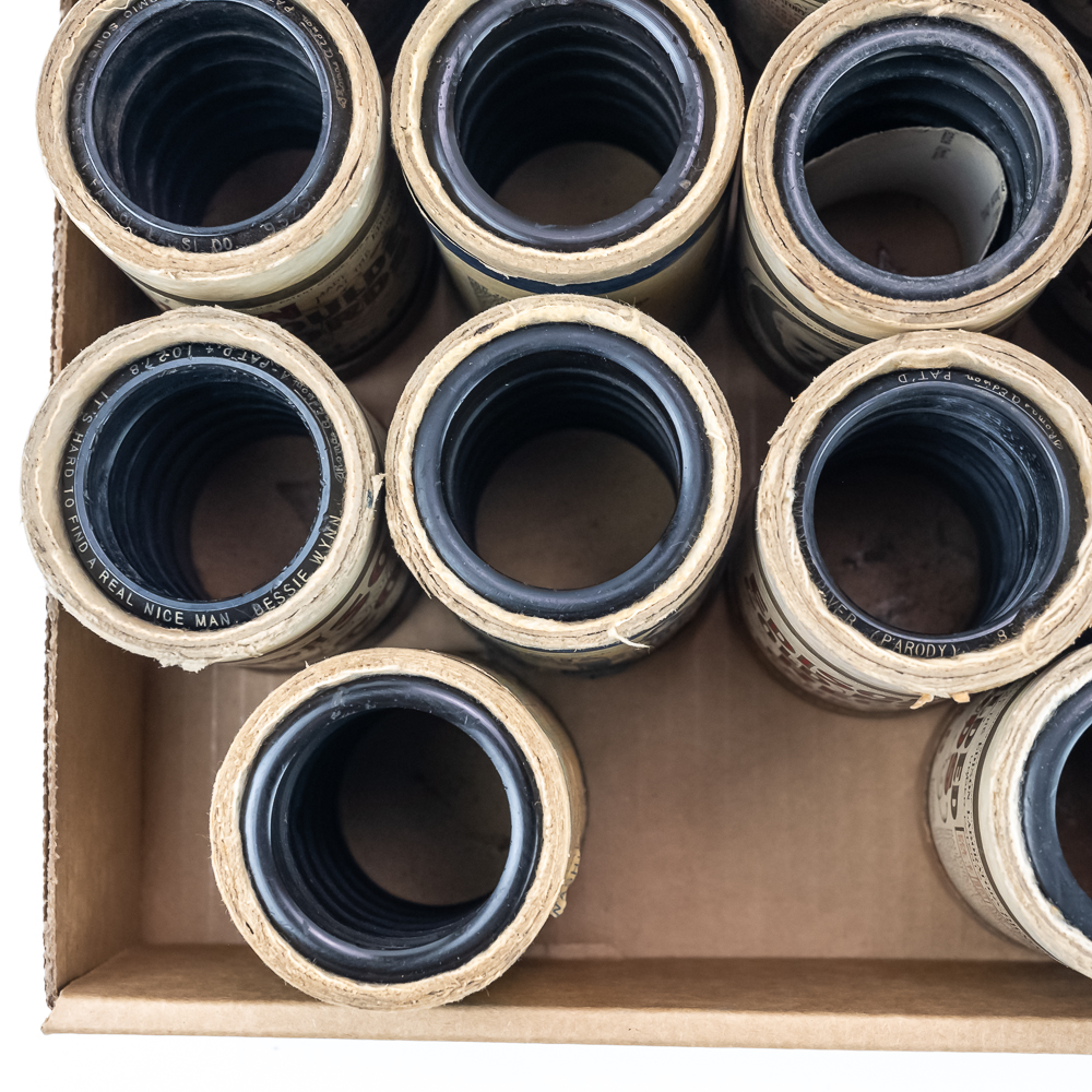 20 Two Minute Black Wax Cylinder Records