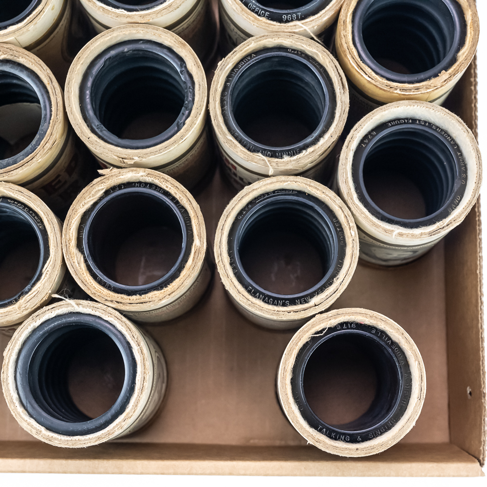 20 Two Minute Black Wax Cylinder Records