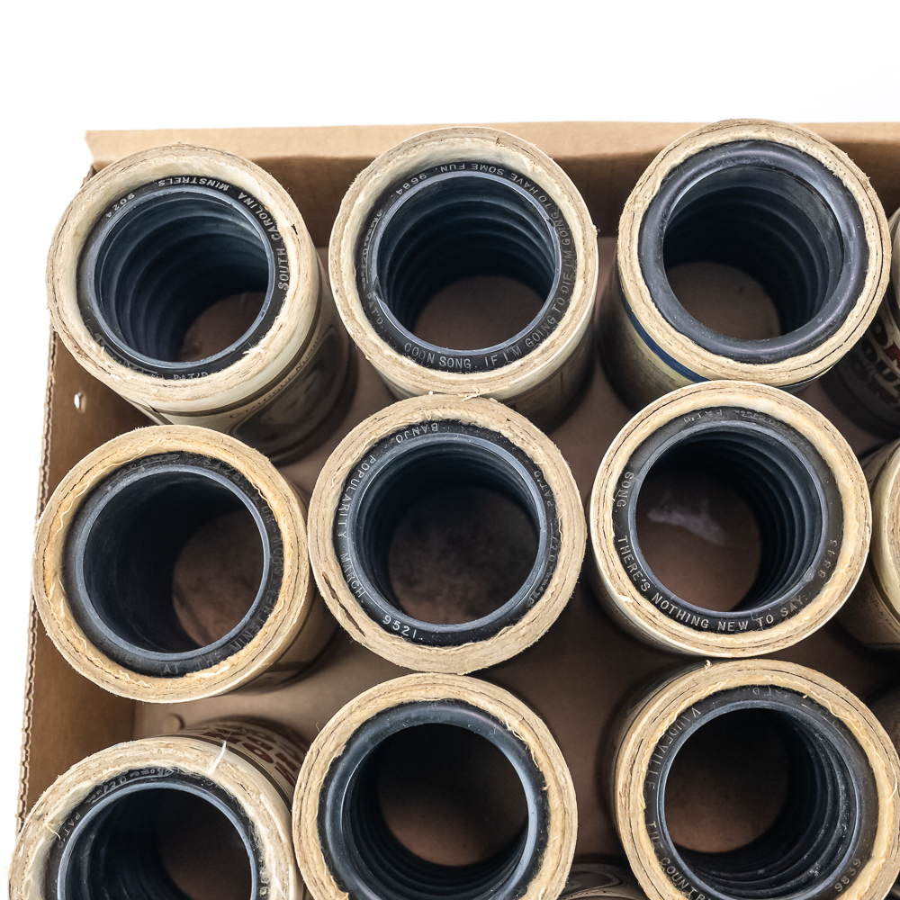 20 Two Minute Black Wax Cylinder Records