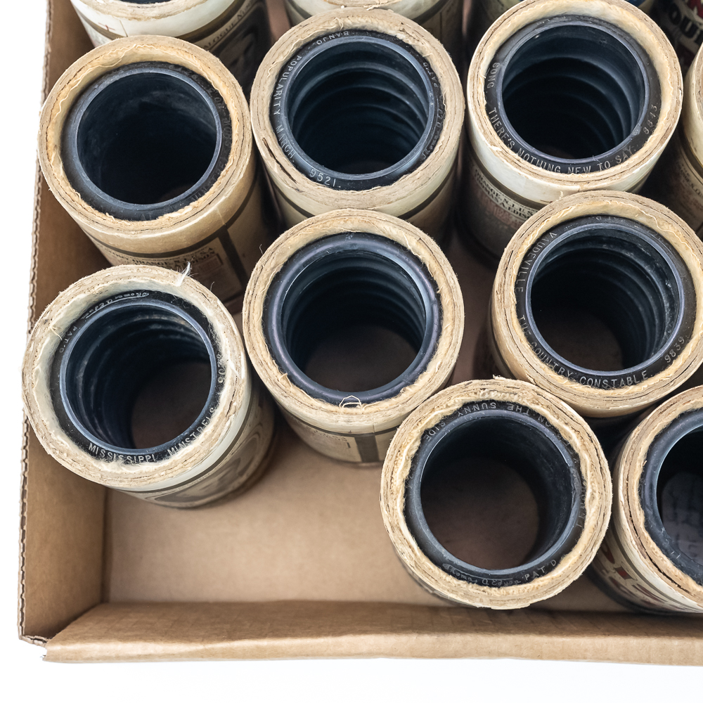 20 Two Minute Black Wax Cylinder Records