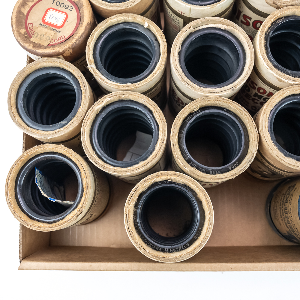 20 Two Minute Black Wax Cylinder Records