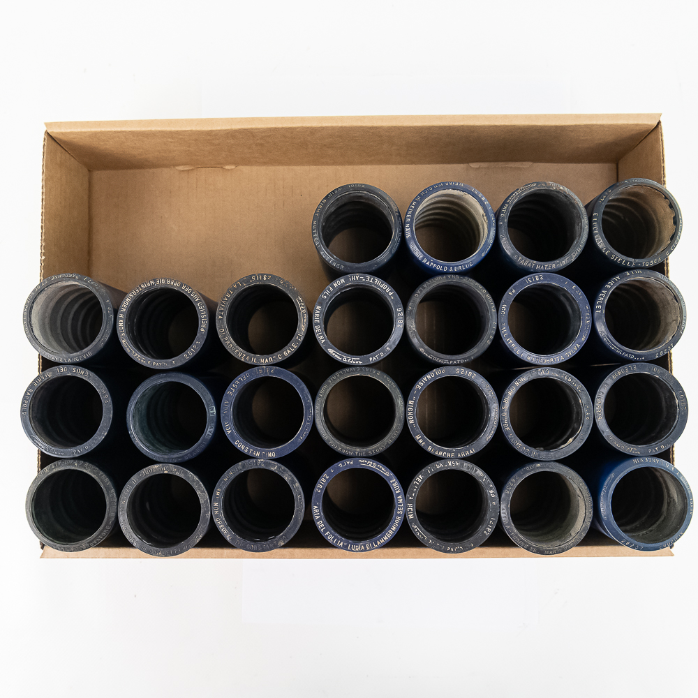 25 Edison Blue Amberol Cylinder Records