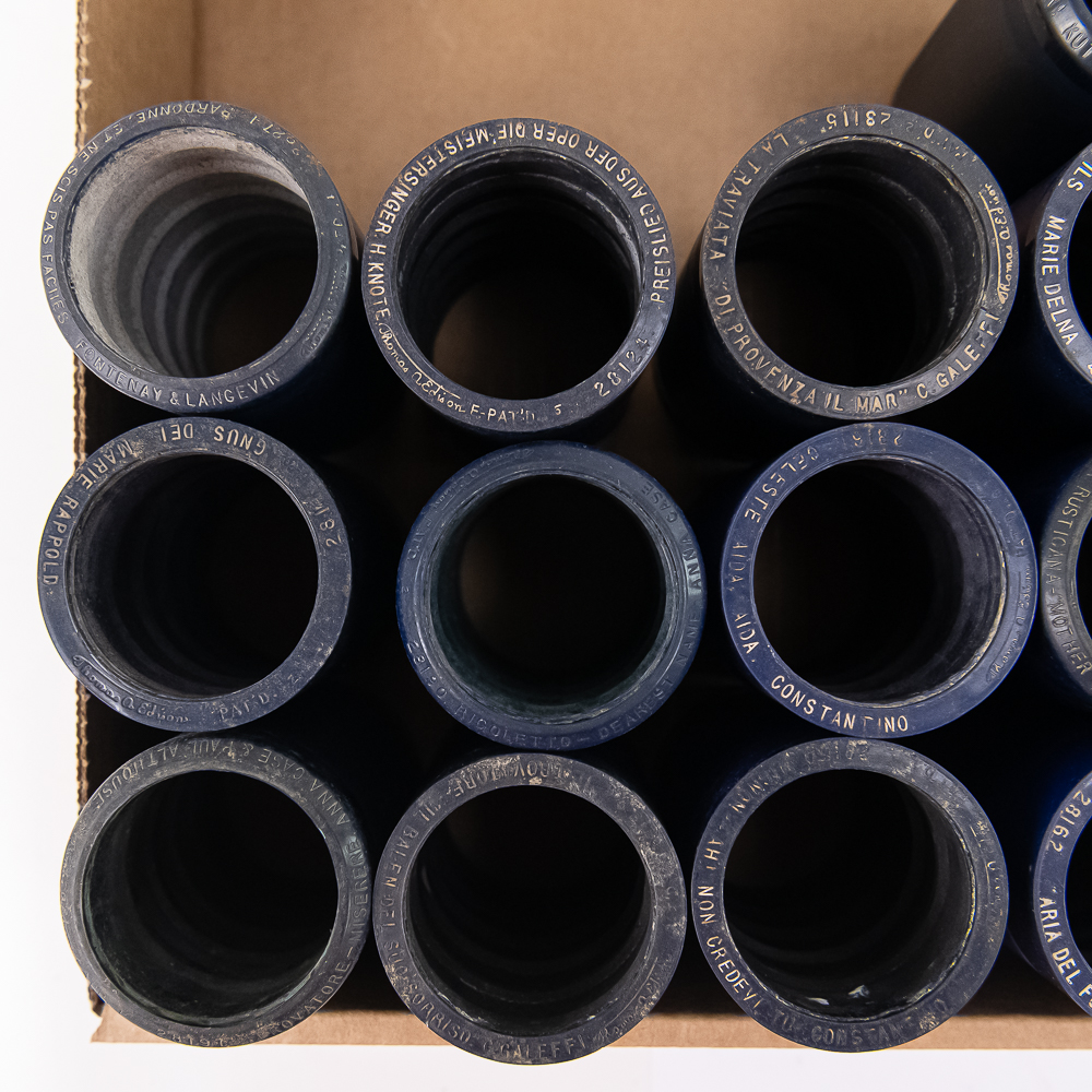 25 Edison Blue Amberol Cylinder Records