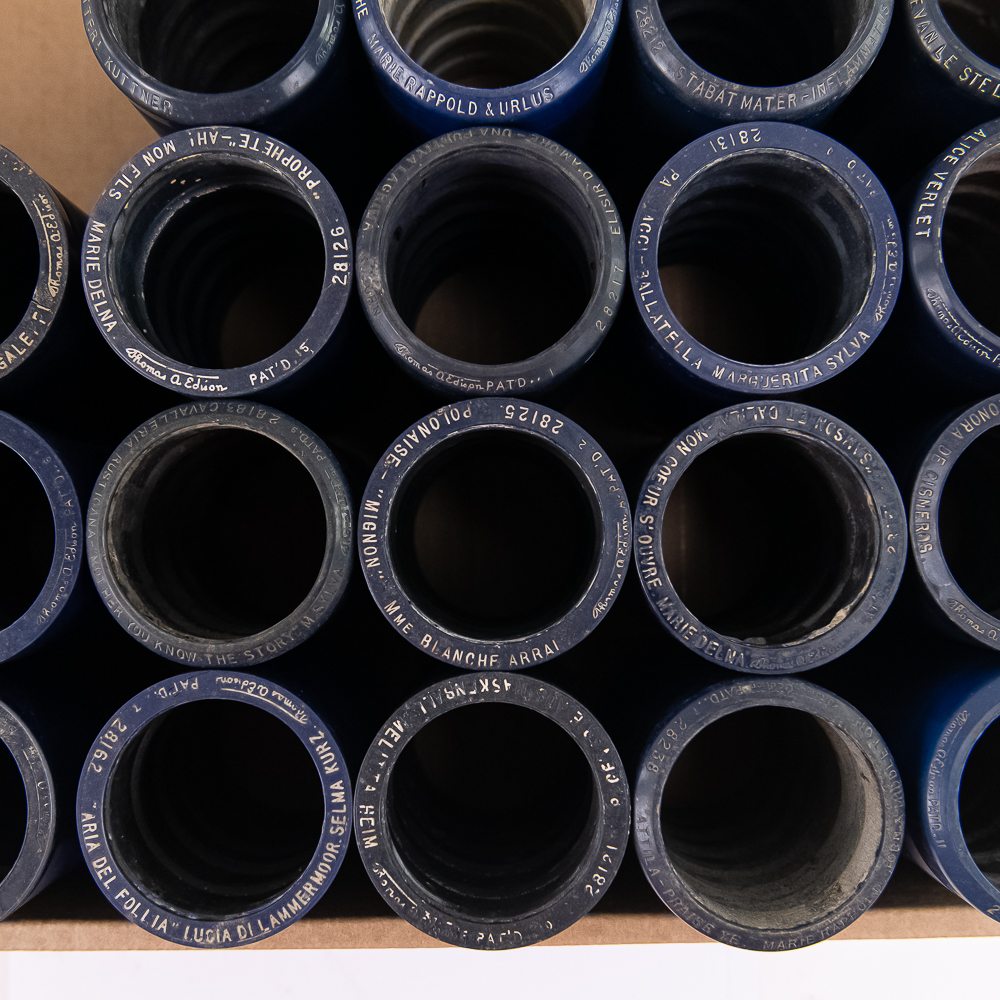 25 Edison Blue Amberol Cylinder Records