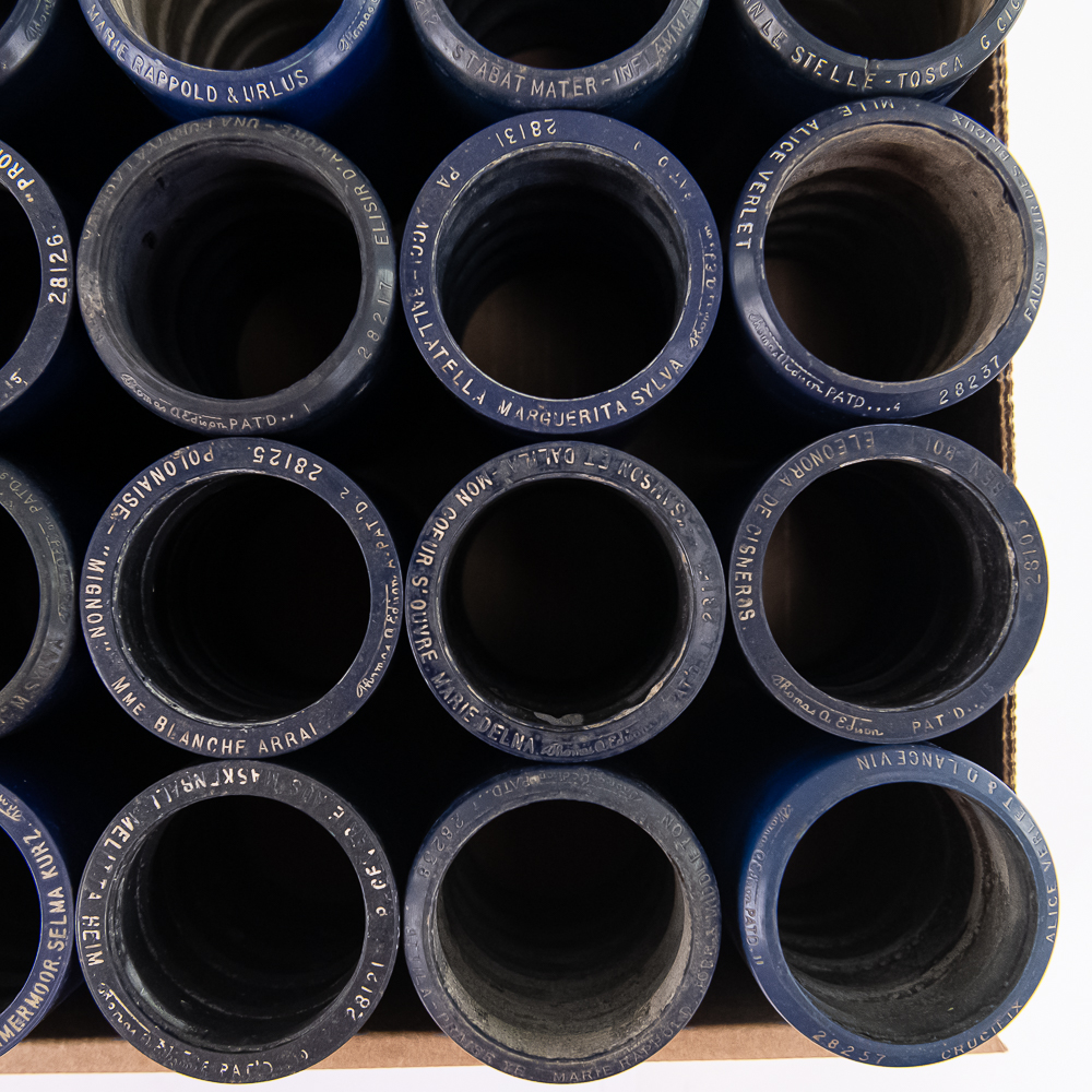 25 Edison Blue Amberol Cylinder Records