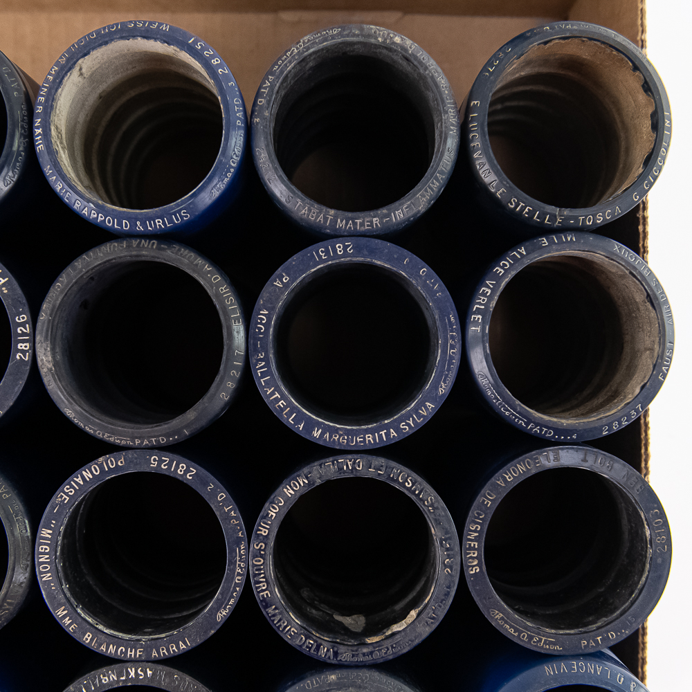 25 Edison Blue Amberol Cylinder Records