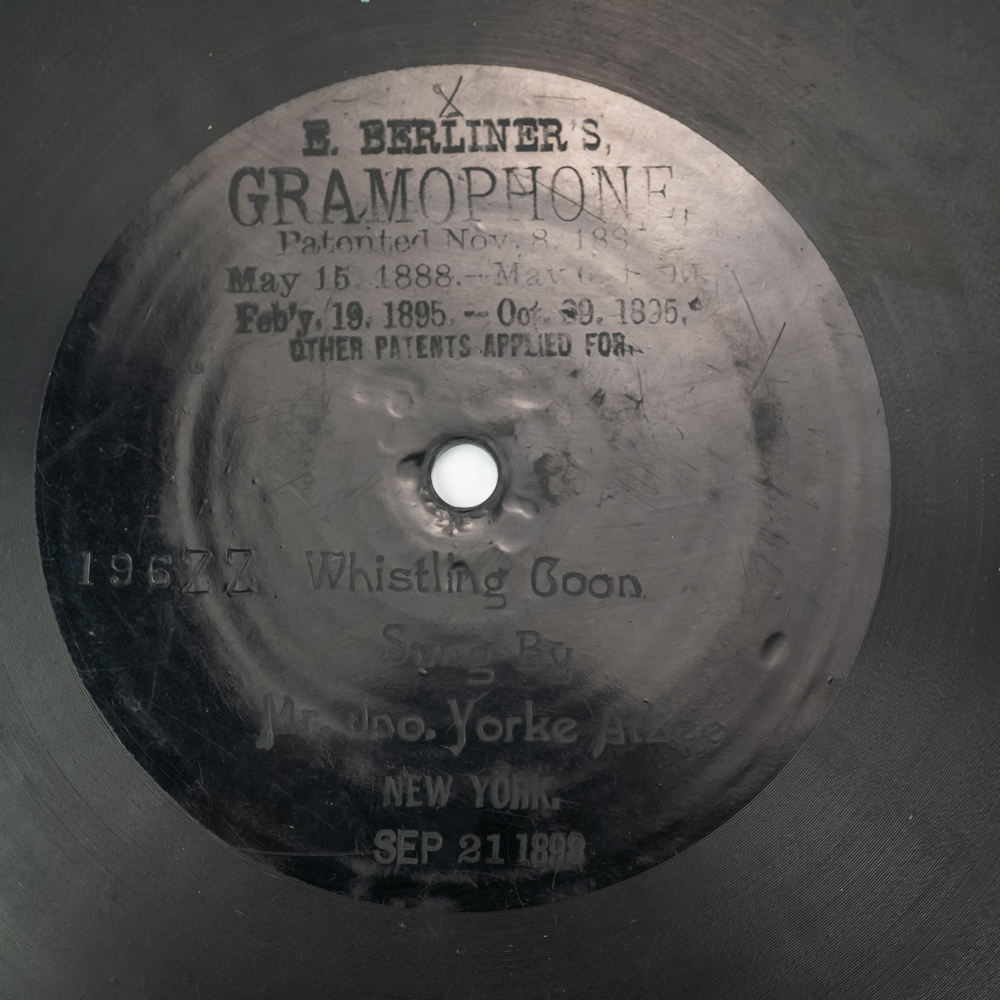 Emile Berliner Gramophone Record 196ZZ