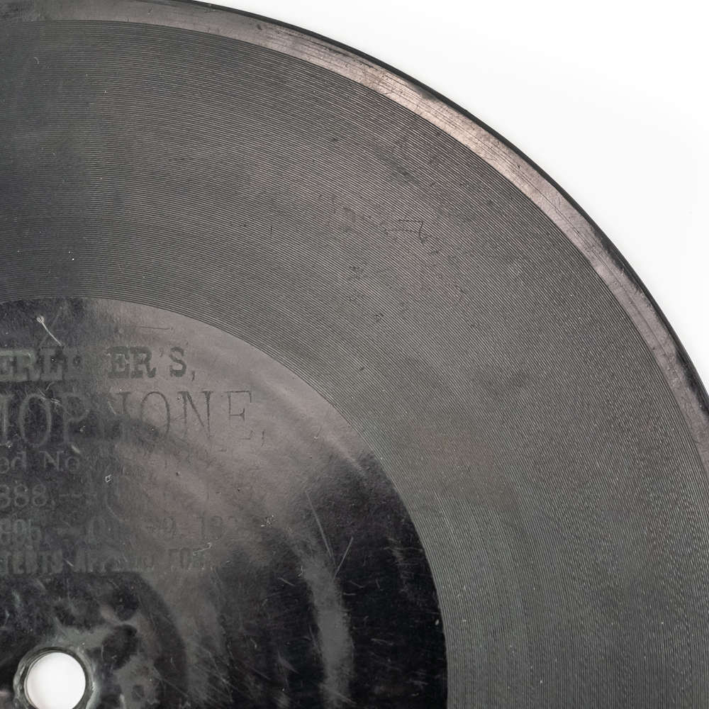 Emile Berliner Gramophone Record 196ZZ