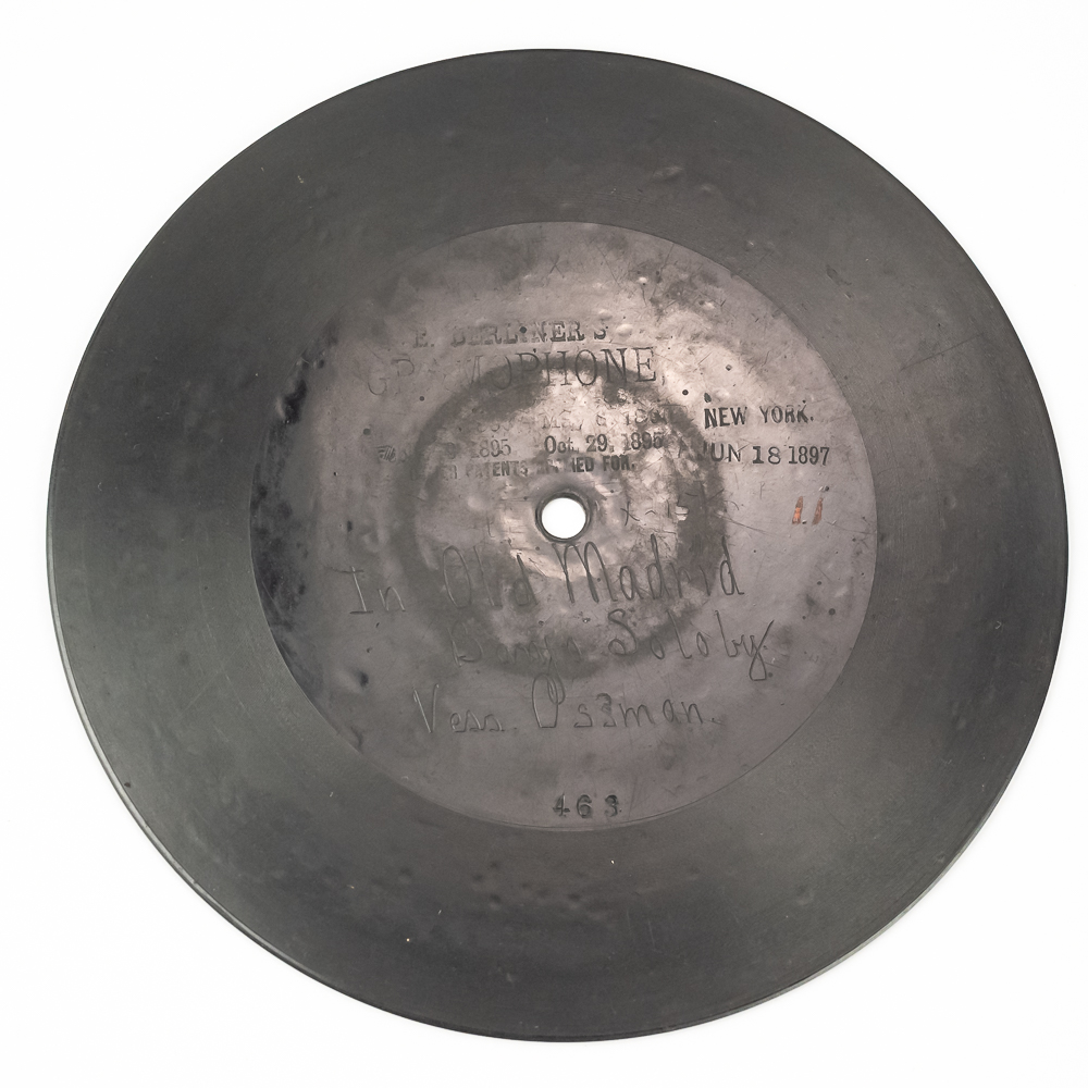 1897 Berliner 7" Vess Ossman Record #463