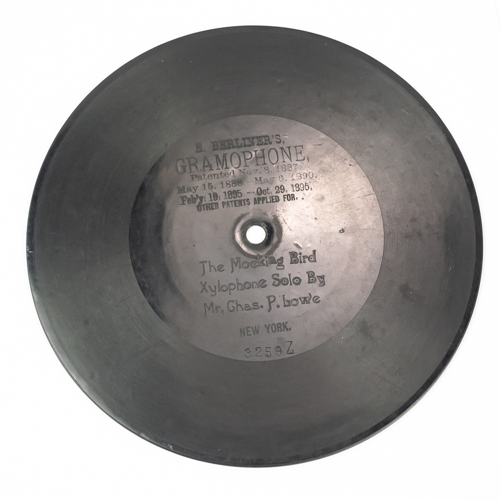 7" 1895 Berliner Gramophone Record #3259 Z