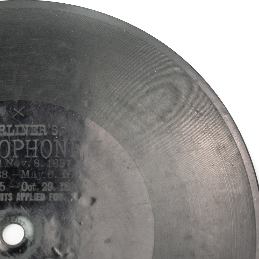 7" 1895 Berliner Gramophone Record #3259 Z