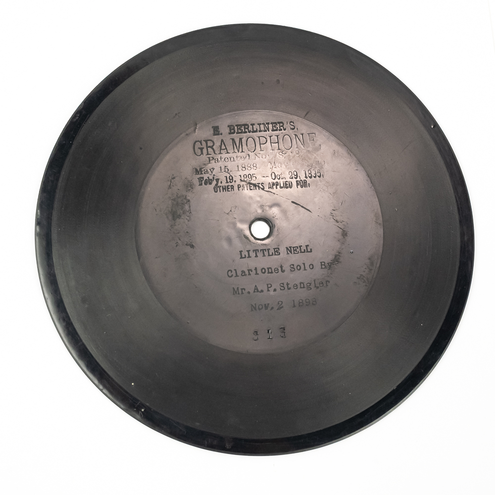 1898 E. Berliner Gramophone 7" Record #315