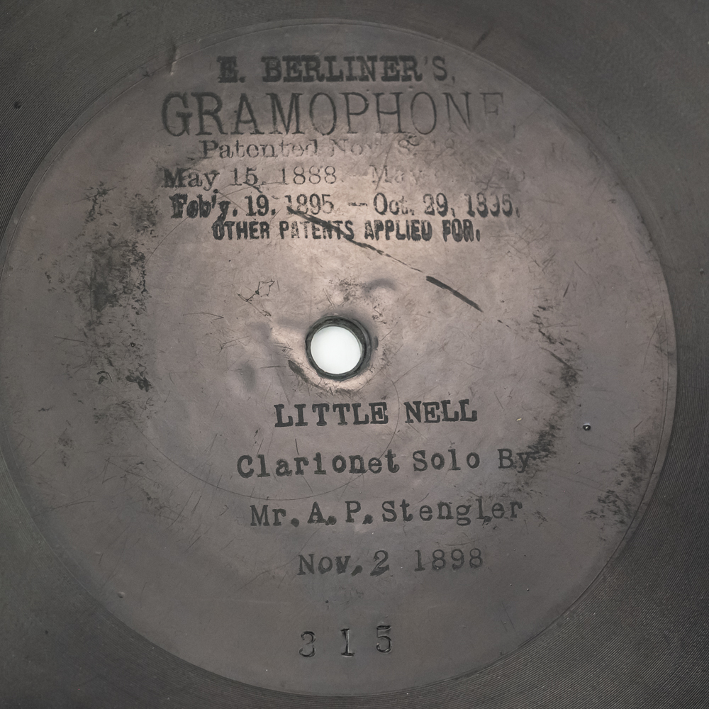 1898 E. Berliner Gramophone 7" Record #315