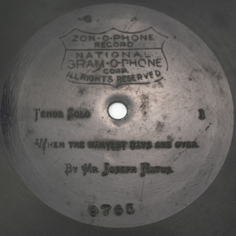 7" Zon-O-Phone Record #9765