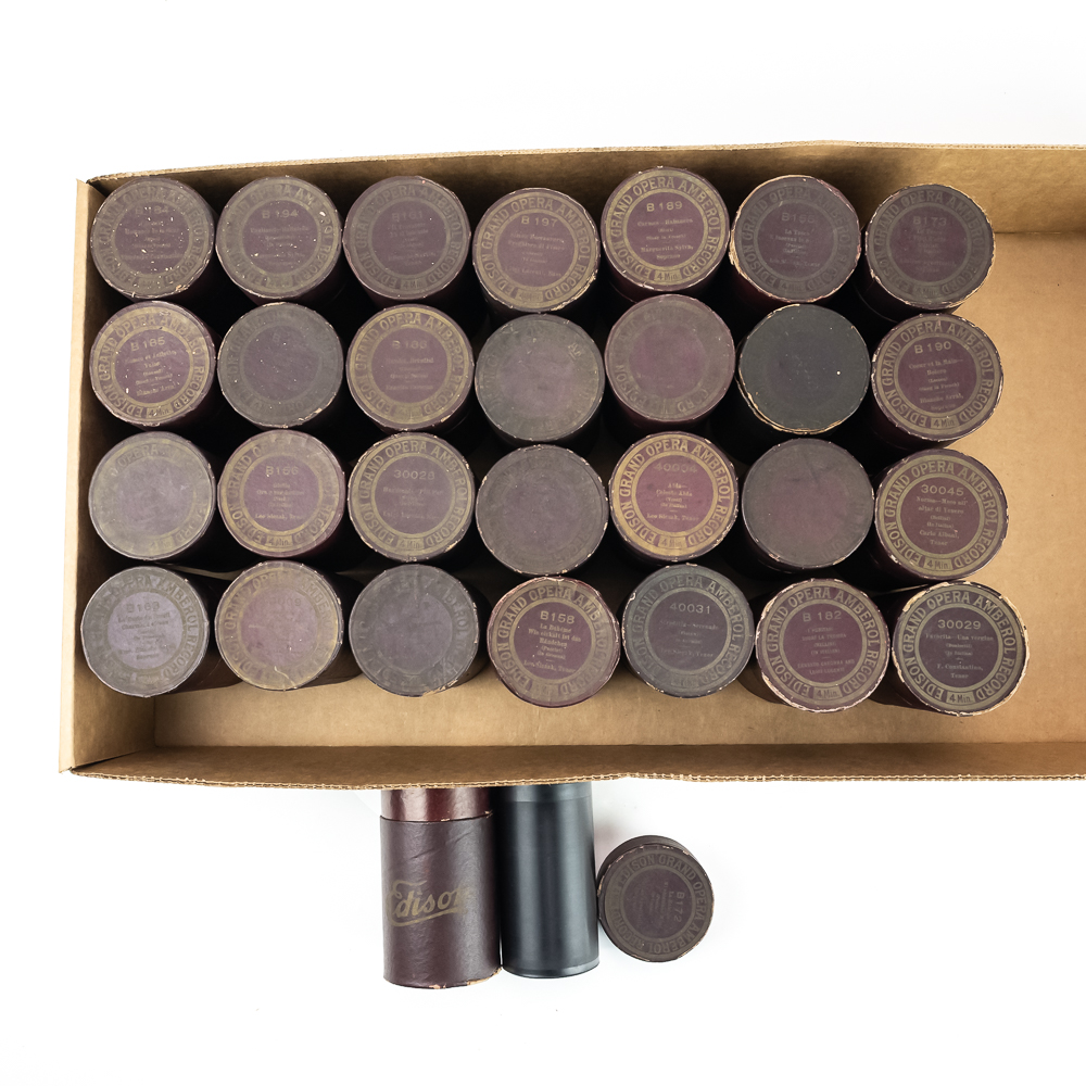 29 Edison Grand Opera Cylinder Records