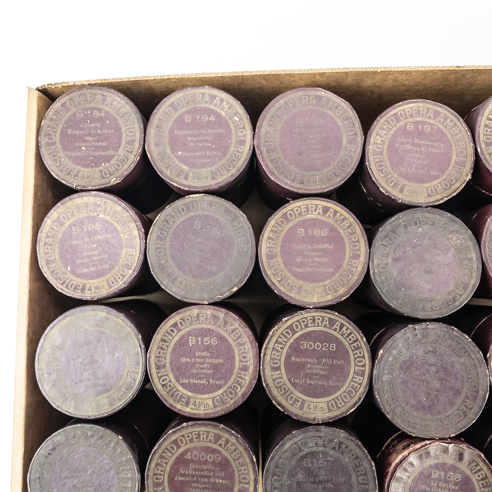 29 Edison Grand Opera Cylinder Records